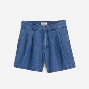 Madewell Women's High Waist Denim Shorts - Blue